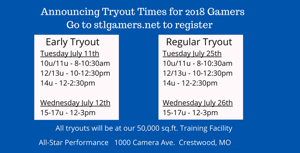 Gamer Tryouts