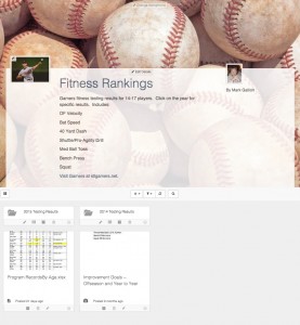 fitness testing results